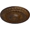 Ekena Millwork Linus Ceiling Medallion, Hand-Painted Root Beer Crackle, 11 1/4"OD x 1 1/8"P CM11LIRBC - alternate 3